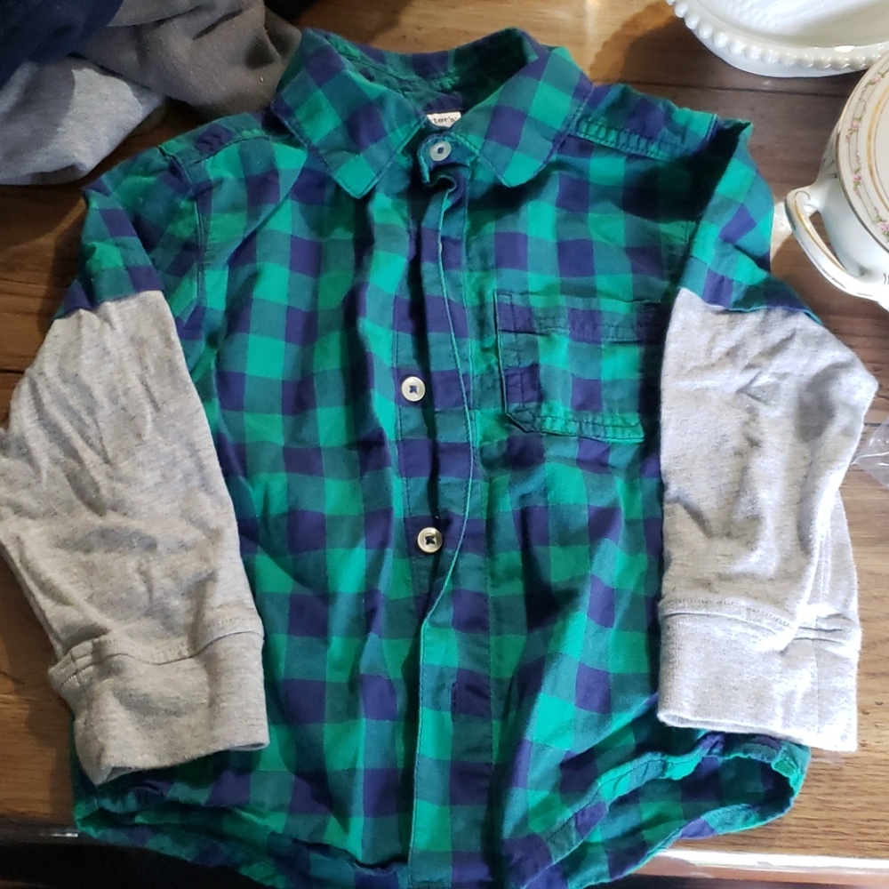 Toddler button down